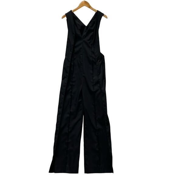 KENZO Piqué Black jumpsuit Size 34 - Picture 1 of 7